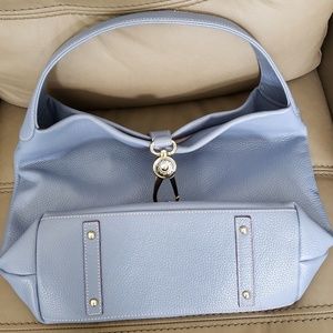 Dooney & Bourke Belvidere Lock Leather Pebble Hobo